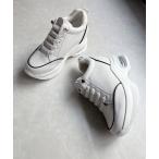 スニーカー サッと履ける 軽量 厚底エア入りソール スタイリッシュレースアップスニーカー「2025新作」 レディース