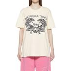 「Onitsuka Tiger」 半袖Tシャツ M ホワイト レディース
