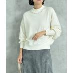 「INTERPLANET」 長袖ニット FREE オフホ