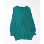[JEANASIS] длинный рукав вязаный FREE зеленый женский 