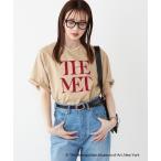 tシャツ SHIPS Colors_THE MET コラボ フロッキー ロゴ Tシャツ レディース