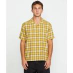 シャツ 「VOLCOM/ボルコム」Stone Facet Short Sleeve/半袖チェックオープンカラーシャツ メンズ レディース