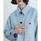  пальто с отложным воротником пальто [EMMEL REFINES]EM CPO рубашка жакет женский 