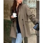 ジャケット テーラードジャケット 「肩パット入り」バックデザインオーバーサイズジャケット「高身長サイズMT/低身長サイズS有り」 レディース