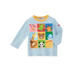 tシャツ ミキハウスフレンズブロック長袖Tシャツ キッズ 子供服 男の子 女の子