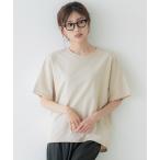 ショッピングcoca tシャツ バックタック裏毛トップス レディース