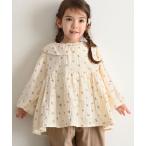 ブラウス シャツ 衿フリル ブラウス ダブルガーゼ キッズ 子供服 女の子