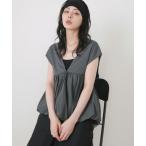tシャツ Vネックバルーンベスト レディース