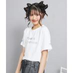tシャツ オーロラプリントハートあきTシャツ キッズ 子供服 女の子