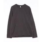 「ATTACHMENT」 長袖Tシャツ 3 ダークグレー メンズ