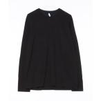 「ATTACHMENT」 長袖Tシャツ 3 ブラック メンズ