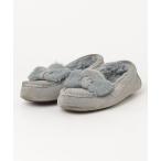 「UGG」 モカシンシューズ 24cm グレー レディース