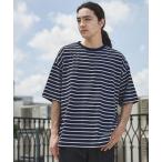 tシャツ プレーティングボーダーTシャツ メンズ