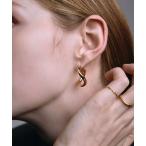 ショッピングピアス ピアス 「CENE」セネ/ネジレフープピアス レディース