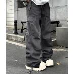 カーゴパンツ 「NOWLE」ヴィンテージライク ルーズフィット カーゴパンツ メンズ レディース