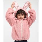 コート アウター うさ耳ボアパーカー キッズ 子供服 女の子