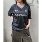 tシャツ ストライプユニフォームTシャツ レディース メンズ