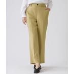 パンツ ウーリッシュ素材ワイドパンツ レディース