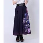 スカート 花火柄タックスカート