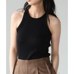 タンクトップ ノースリーブ ランダムリブ アメリカンスリーブタンクトップ レディース