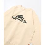 トレーナー スウェット サガラ刺繍裏起毛クルー(ロゴ) メンズ