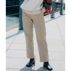 パンツ 「防寒・裏シャギー・ストレート」スッキリ防風パンツ レディース