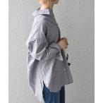 「SHIPS any」 長袖ネルシャツ ONE SIZE ラベンダー レディース