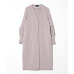 [SOFFITTO] no color пальто FREE grayish бежевый женский 