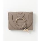「SEE BY CHLOE」 ワンポイント財布 - ブラウン レディース