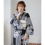 浴衣 ときめき夏恋浴衣ヘコ帯2点セット レディース
