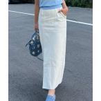 デニムスカート 「ZOZOTOWN限定カラー」SLIT LONG DENIM SKIRT