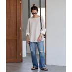 「FRAMeWORK」 スウェットカットソー - グレー レディース