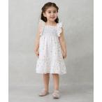 ワンピース シャーリングティアードワンピース キッズ 子供服 女の子