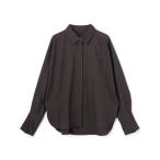 ショッピングドルマン ブラウス シャツ ウォッシャブルウールライクツイル ドルマンシャツ レディース