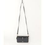 「COACH」 ワンポイントショルダーバッグ - ネイビー レディース
