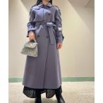 「SNIDEL」 トレンチコート 0 パープル レディース