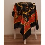  шарф бандана [resonance] золотая цепь рисунок Vintage шелк Touch большой размер шарф [ мульти- way ] женский 