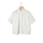 ブラウス シャツ MidiUmi シャンブレーフリルシャツ レディース