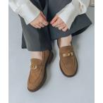  Loafer [ подушка ввод * мягкий ] пряжка раунд Loafer IZ5806 женский 