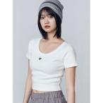 tシャツ スプレープリントコンパクトTシャツ レディース