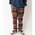 パンツ 「暖」リバーシブルチェックテーパードパンツ メンズ レディース