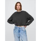 ショッピングGAP トレーナー スウェット ヘビーウェイト フレンチテリー バブルヘム スウェットシャツ レディース