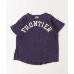「DENIM DUNGAREE」 「KIDS」半袖Tシャツ S パープル キッズ