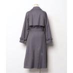 [NATURAL BEAUTY BASIC] тренчкот MEDIUM угольно-серый женский 