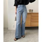 「CAPRICIEUX LE'MAGE」 加工ブーツカットデニムパンツ 38 ブルー レディース