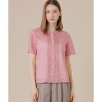 ブラウス シャツ ピケボイルブラウス レディース