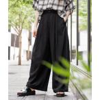 パンツ 2WAYエアリーワイドパンツ レディース