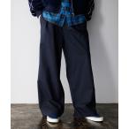 ショッピングストレート パンツ ワイドストレート 2プリーツ チノ パンツ メンズ レディース