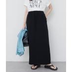 スカート ワッフル風カットソータイトスカート