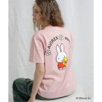tシャツ 「AVIREX×miffy」WEB限定 SAGARA T-SHIRT/アヴィレックス×ミッフィー サガラTシャツ レディース